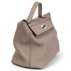 HERMES Etoupe taupe Togo Swift leather 24/24 35 Bag