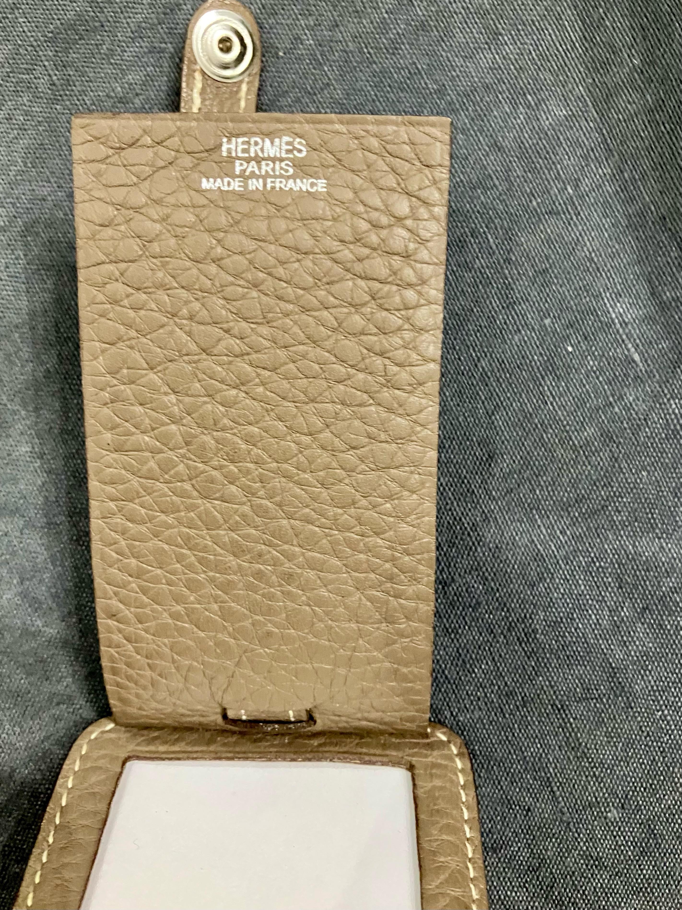 Hermes Etoupe Taurillon Victoria Large 50 Bag 8