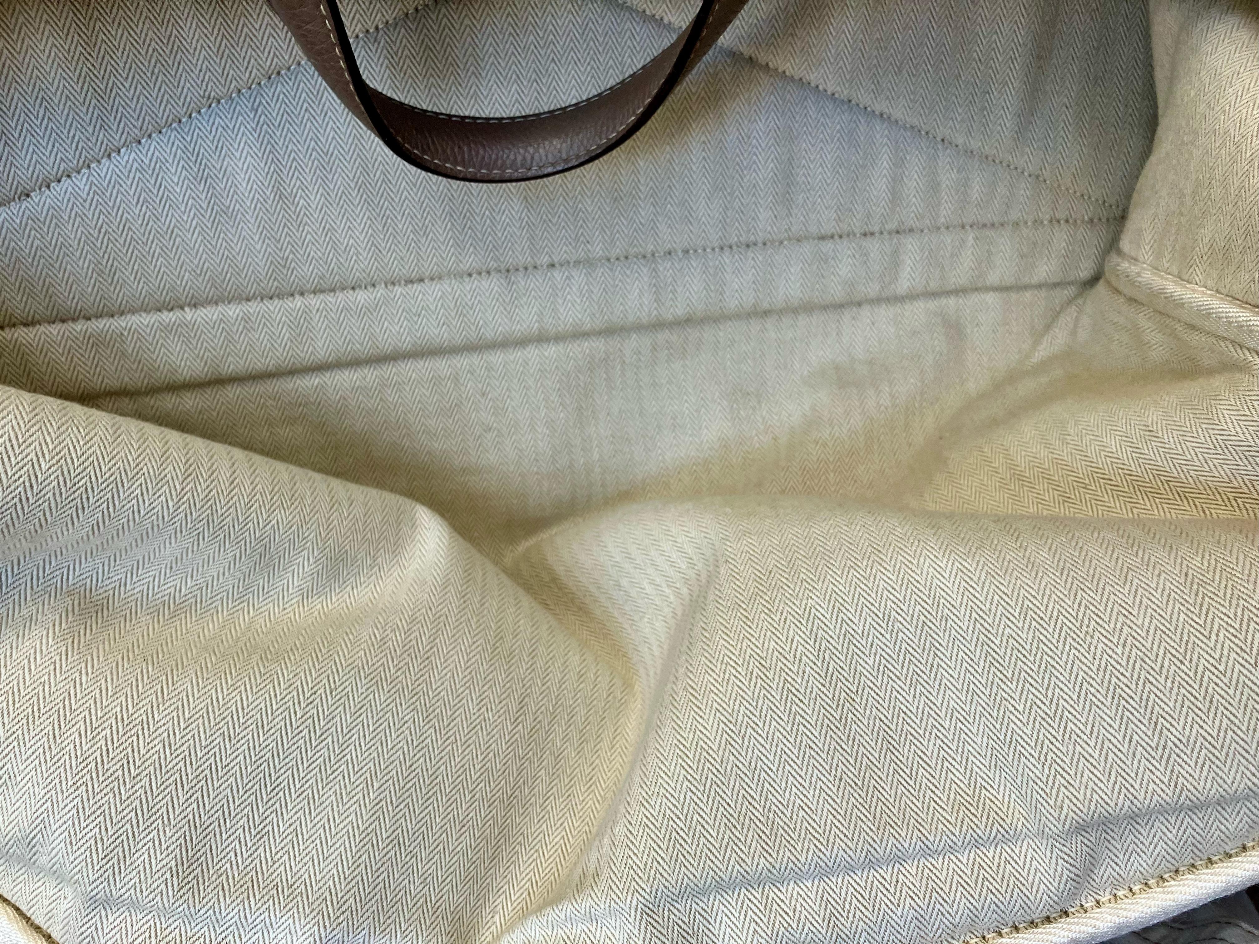 Hermes Etoupe Taurillon Victoria Large 50 Bag 11