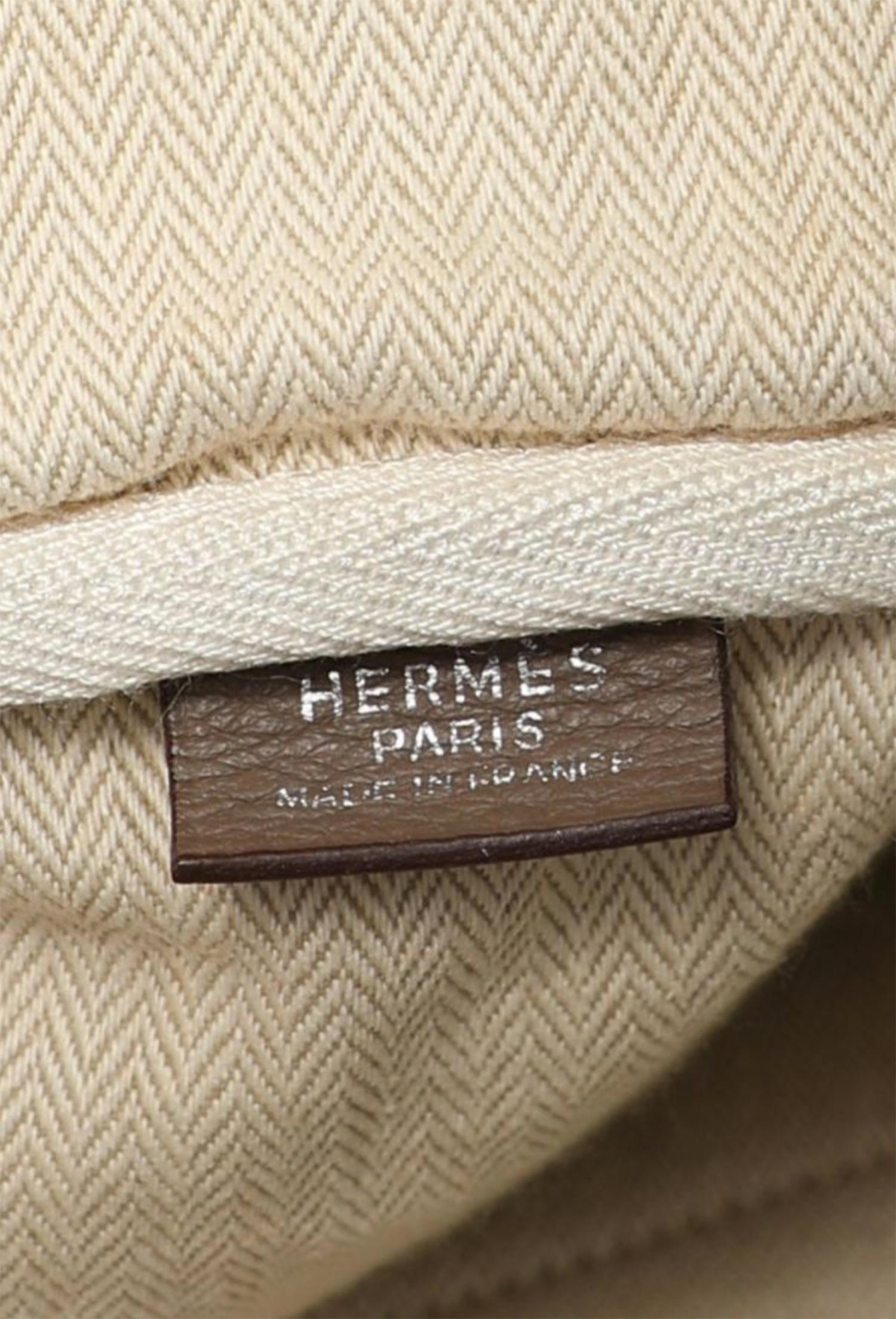 Hermes Etoupe Taurillon Victoria Large 50 Bag 5