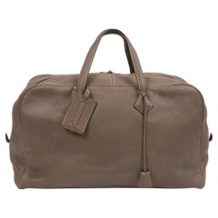 Hermes Etoupe Taurillon Victoria Large 50 Bag