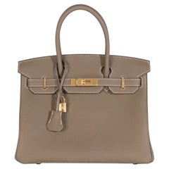 Hermès Etoupe Togo Birkin 30 GHW