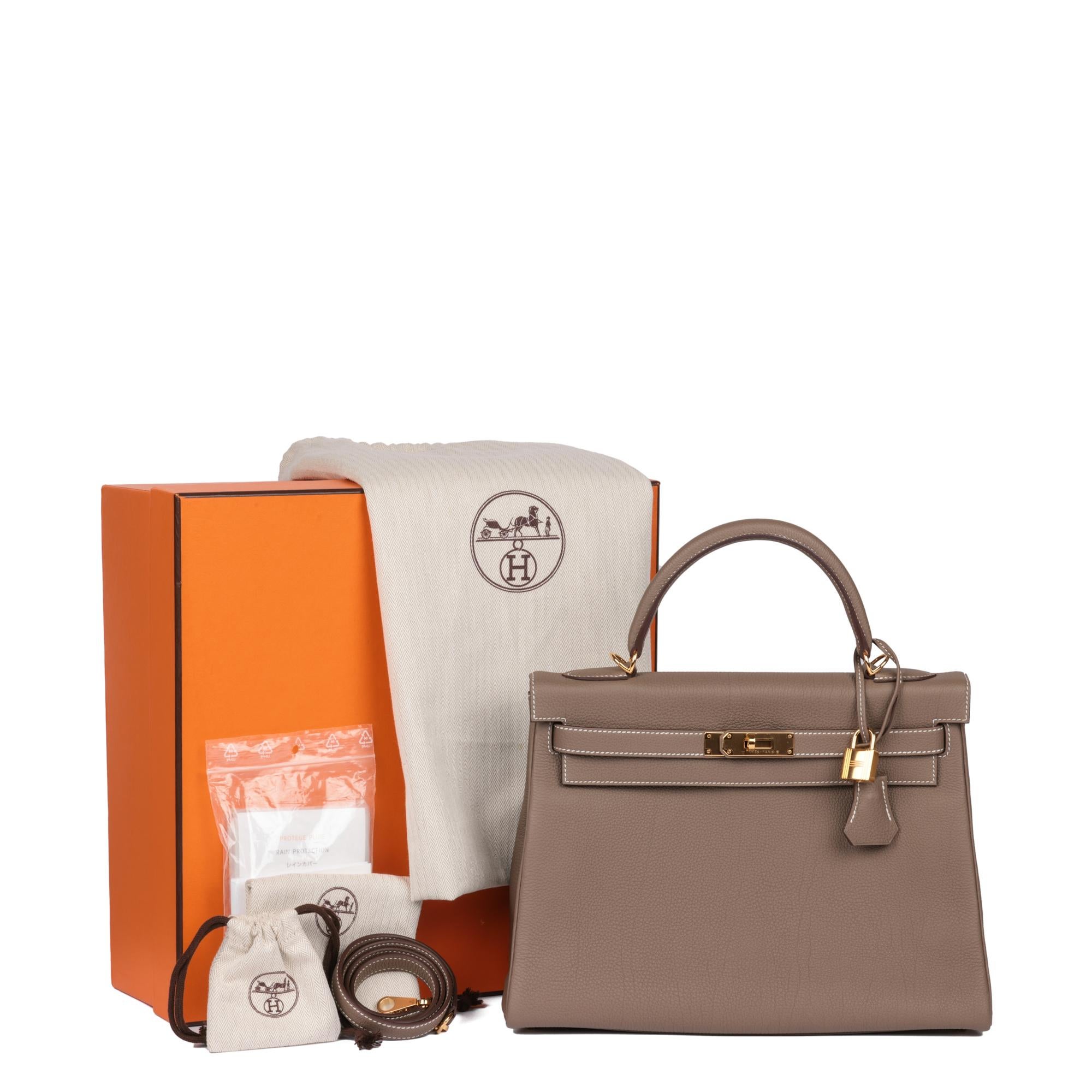 Herm s Etoupe Togo Leather Kelly 32cm Retourne For Sale At 1stDibs Herm s Etoupe Togo Leather Kelly 32cm Retourne For Sale At 1stDibs