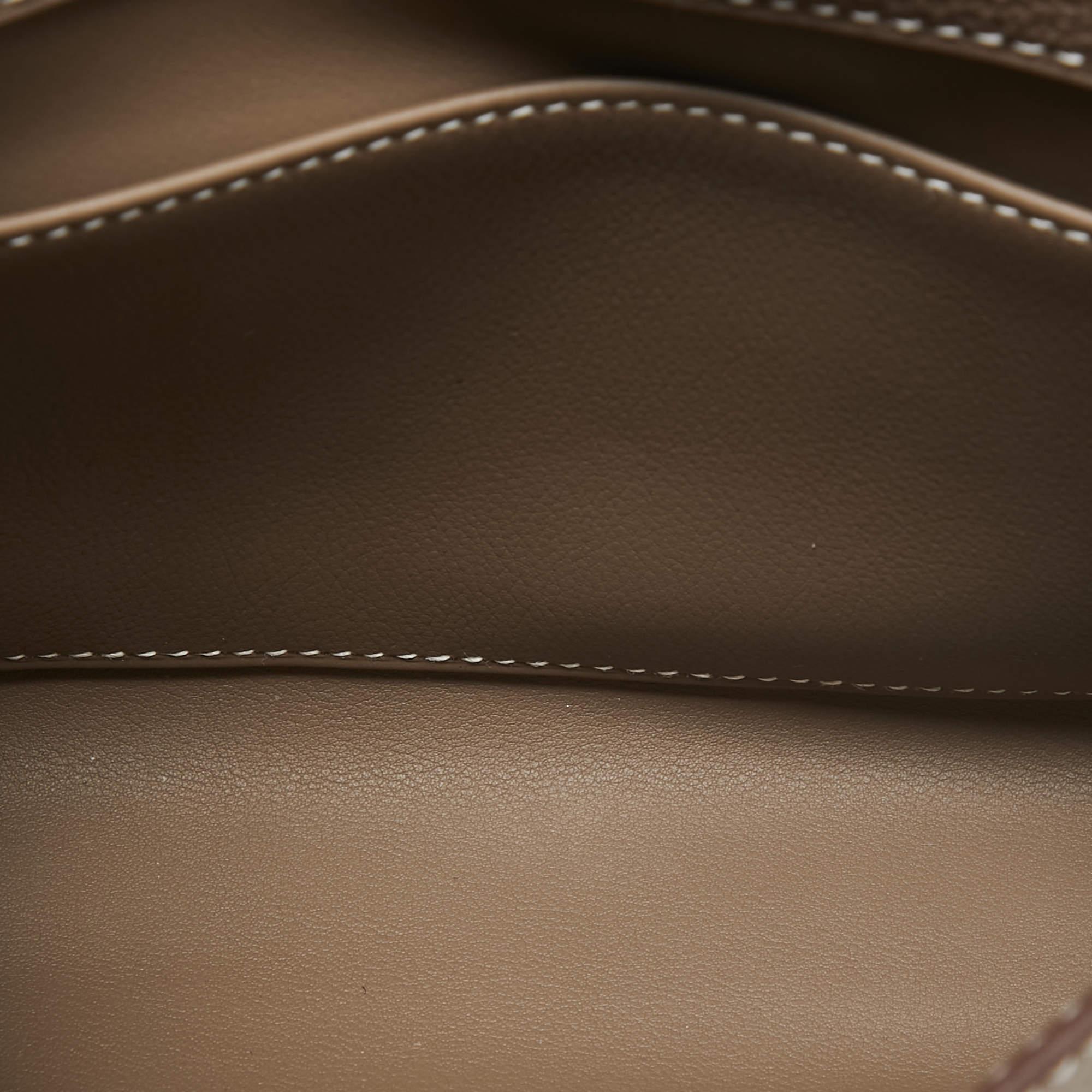 Hermès Etoupe Togo Leather Sac A Depeches 21 Bag 1