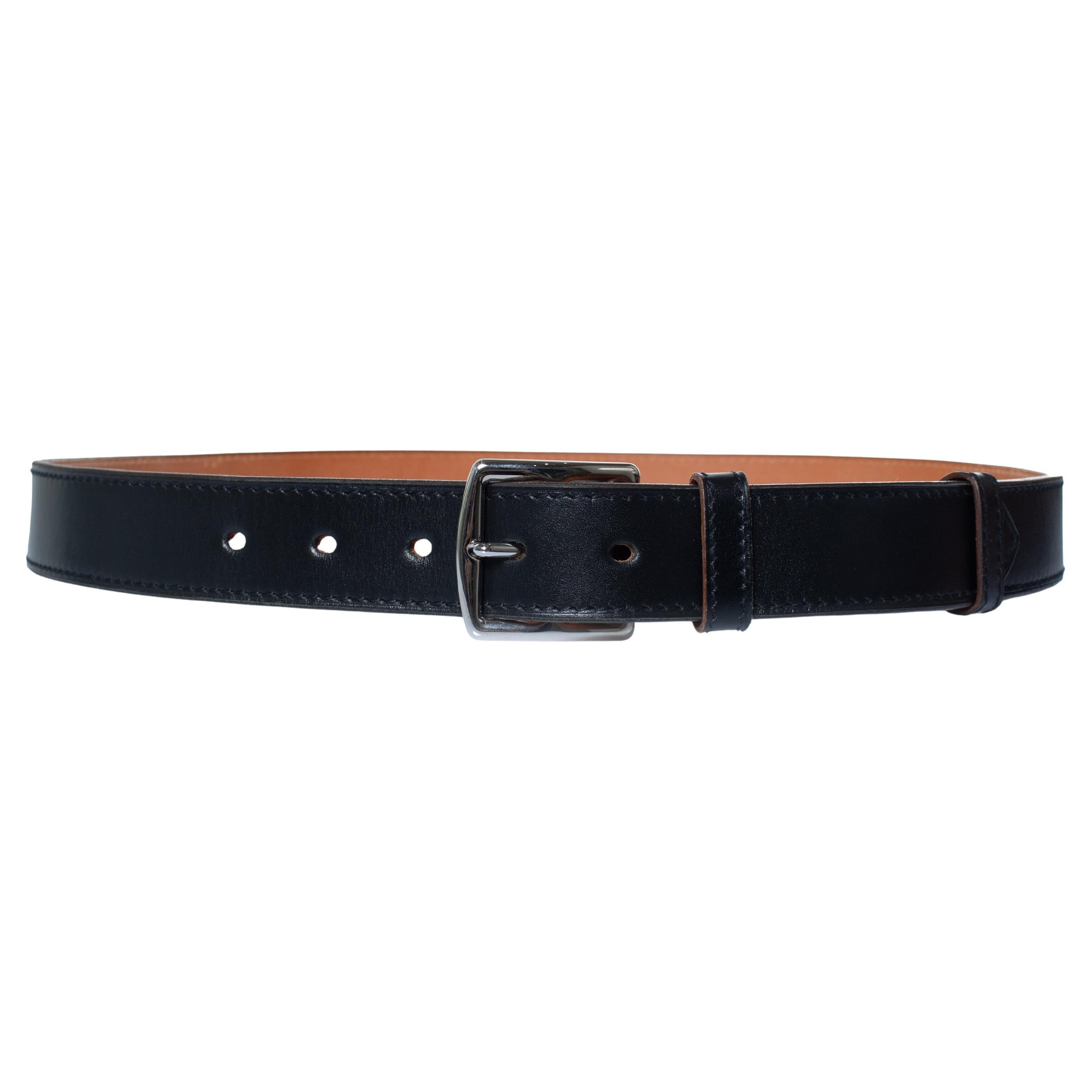 Hermes, Etriviere belt in black leather