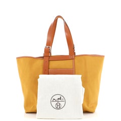 Hermes Etriviere Pocket Tote Toile and Leather 35