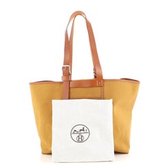 Hermes Etriviere Pocket Tote Toile and Leather 35