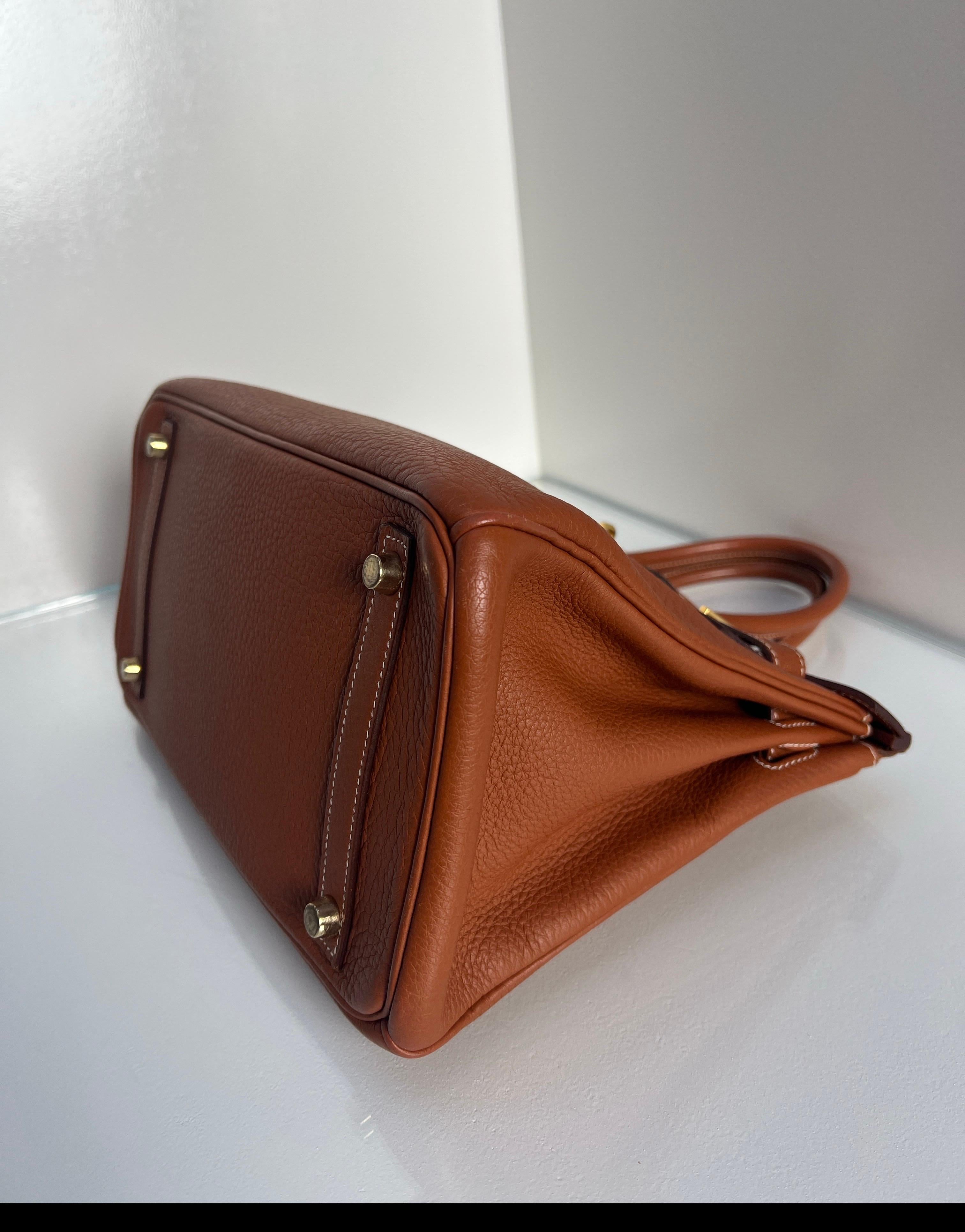 Borsa Hermes Etrusque Birkin 30 in vendita 6