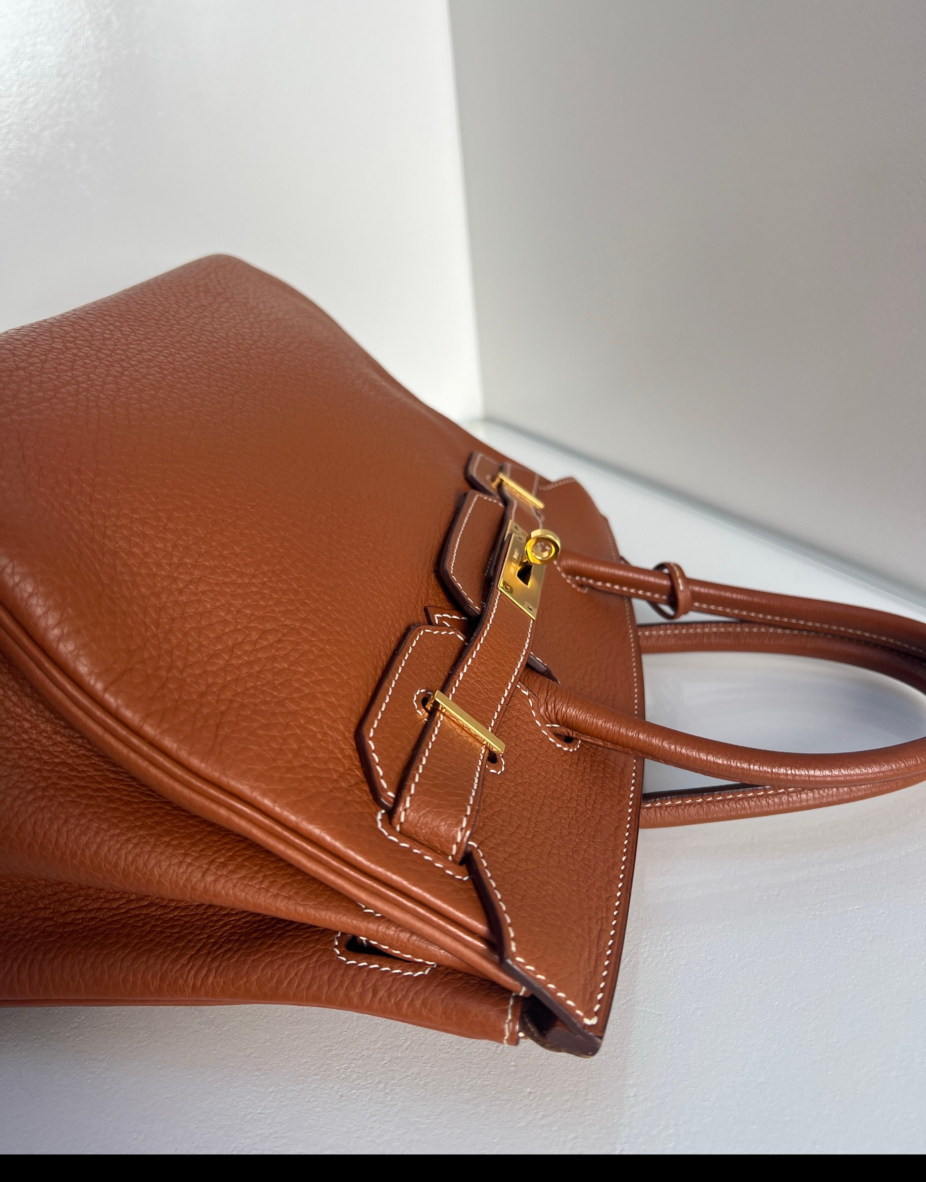 Borsa Hermes Etrusque Birkin 30 in vendita 7