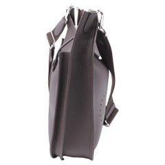 Hermès Evelyn III 29 Schultertasche aus braunem Clemence-Leder