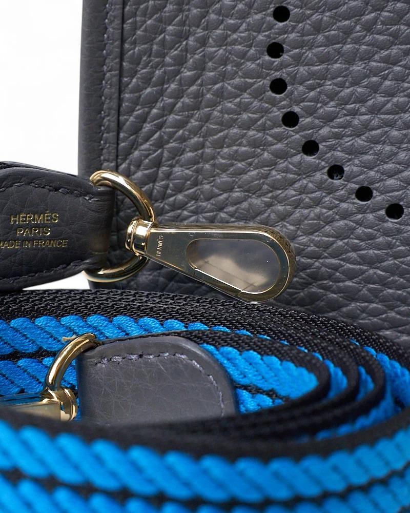 Hermès Evelyne 16 Amazone Ardoise Bleu Hydra en venta 12