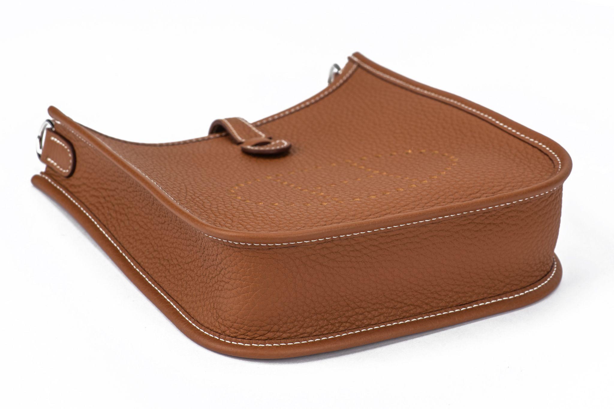 Brown Hermès Evelyne 16 Gold Clemence BNIB For Sale
