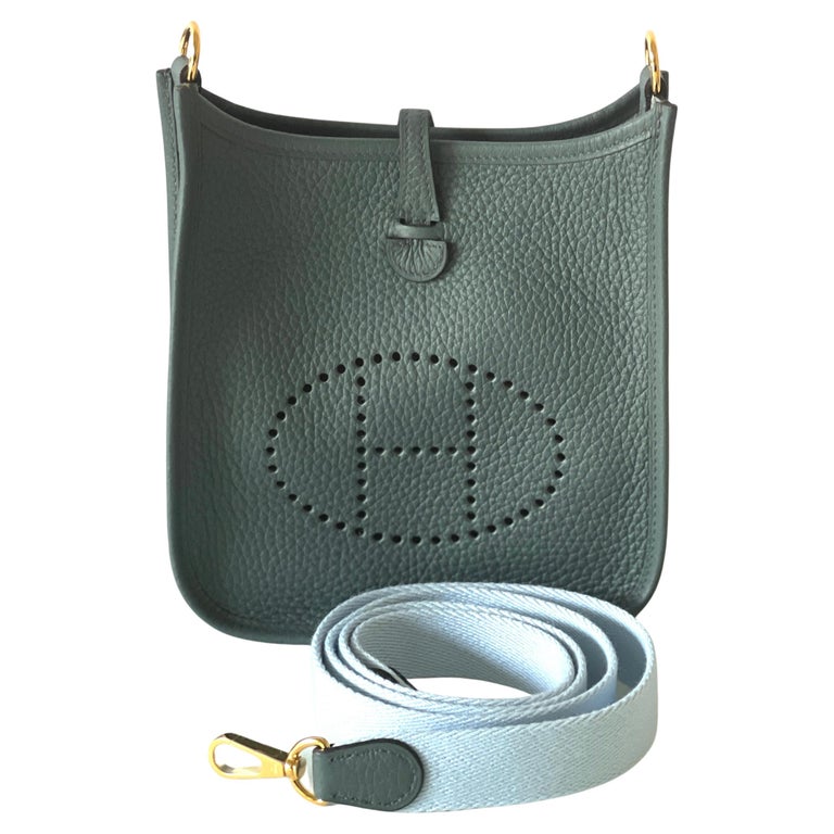 Hermès Blue Brume Handbags for Sale