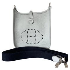 Hermès Evelyne 16 TPM Blue Pale Bag Indigo Strap RARE