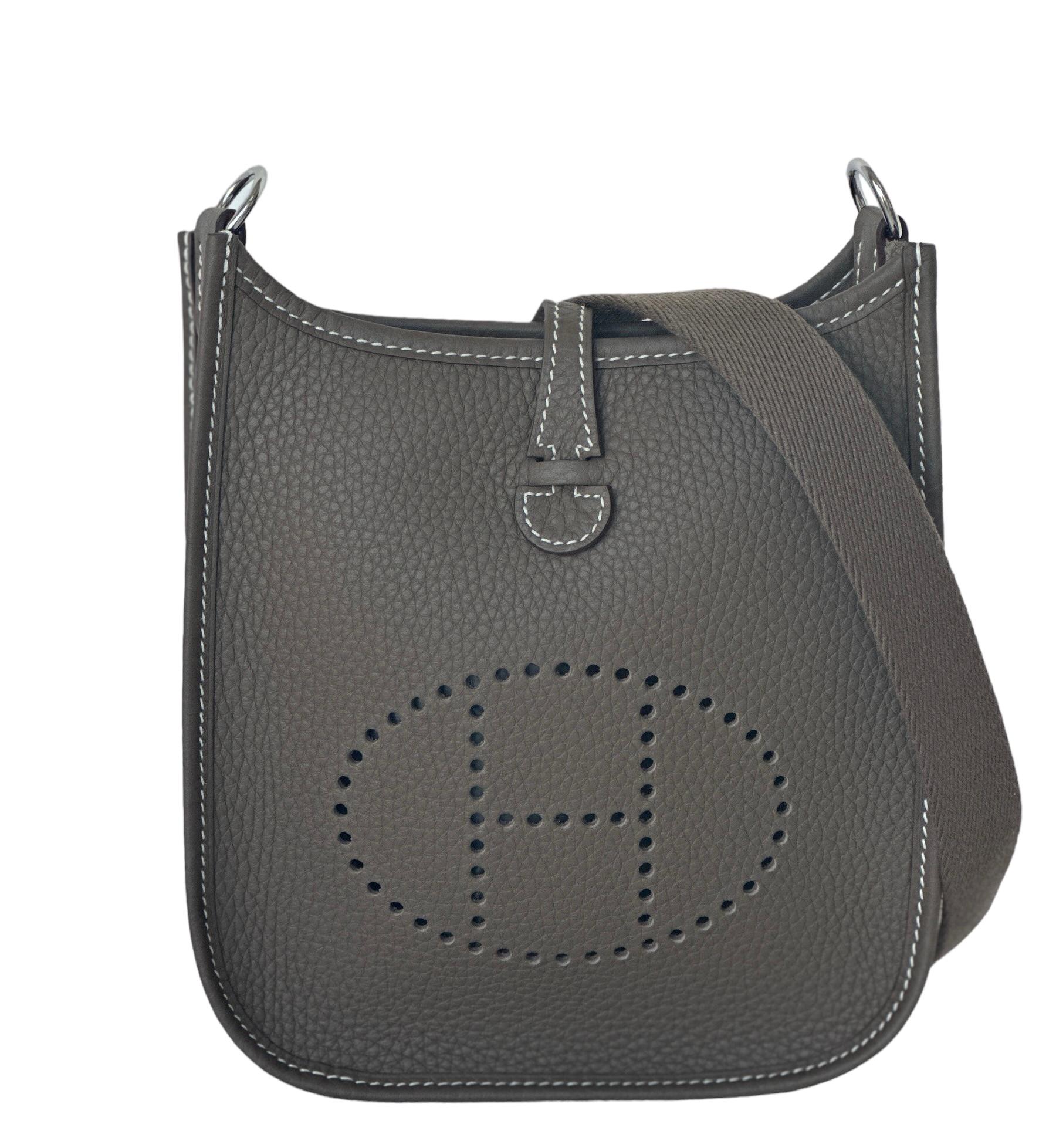 Hermès Evelyne 16 TPM Etoupe Bag Palladium Hardware  1