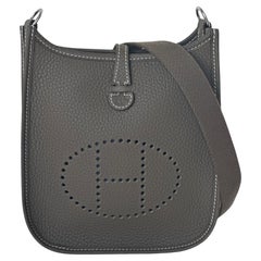 Hermès Evelyne 16 TPM Etoupe Bag Palladium Hardware 
