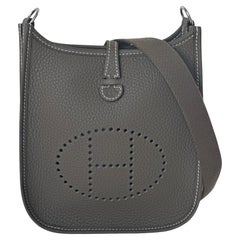 Hermès Evelyne 16 TPM Etoupe Tasche Palladium Hardware 