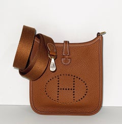 Hermès Evelyne 16 TPM Gold Bag Gold Hardware RARE