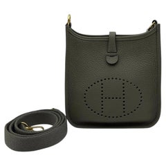 Hermès Evelyne 16 TPM mini Leather with Gold Hardware Crossbody Bag 2023