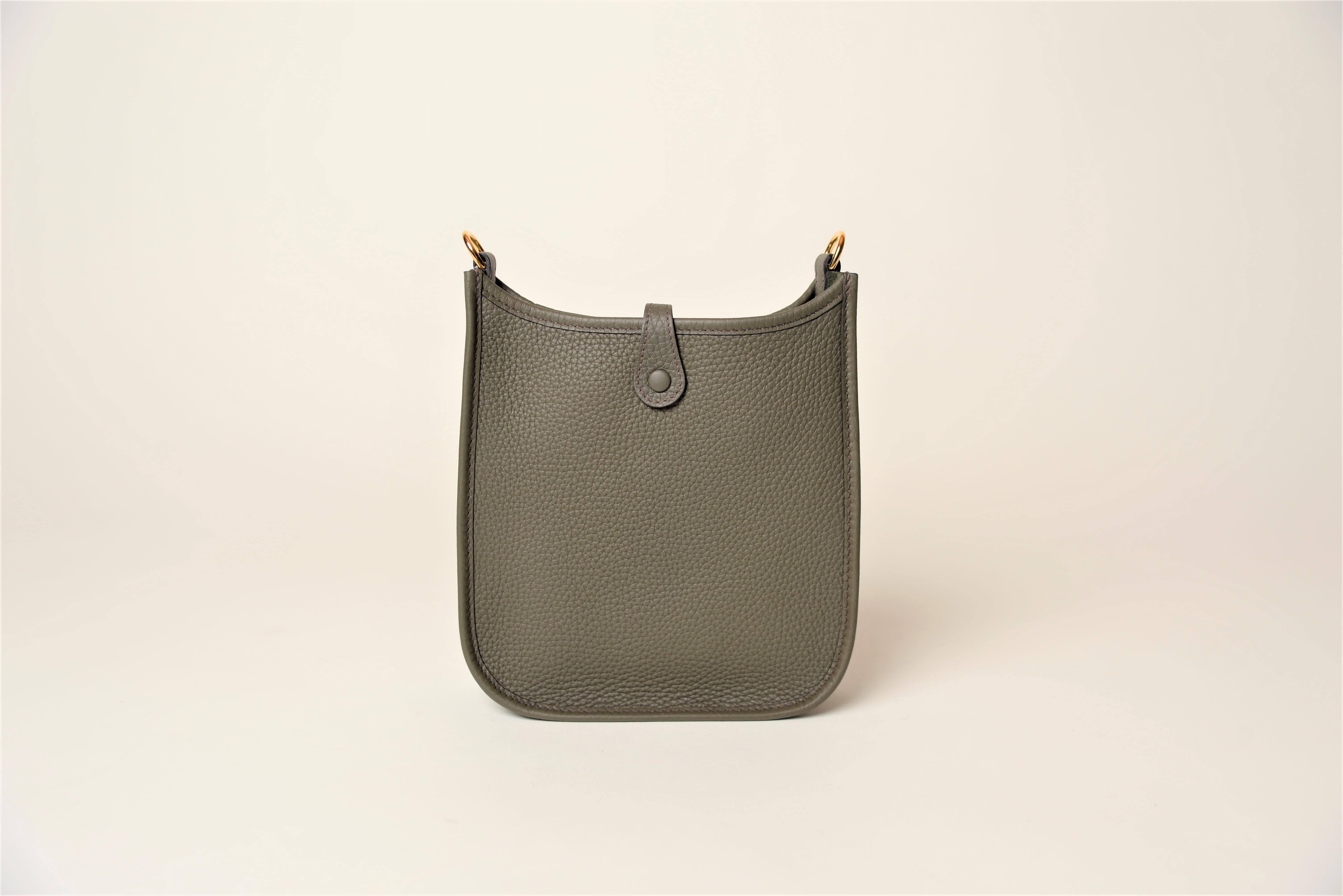 Hermes Evelyne 16 TPM Mini Vert de Gris Clemence Leather NEW Full-Set 3