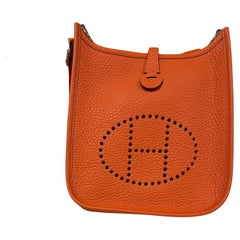 Hermès Evelyne 16 TPM Orange Clemence Tasche