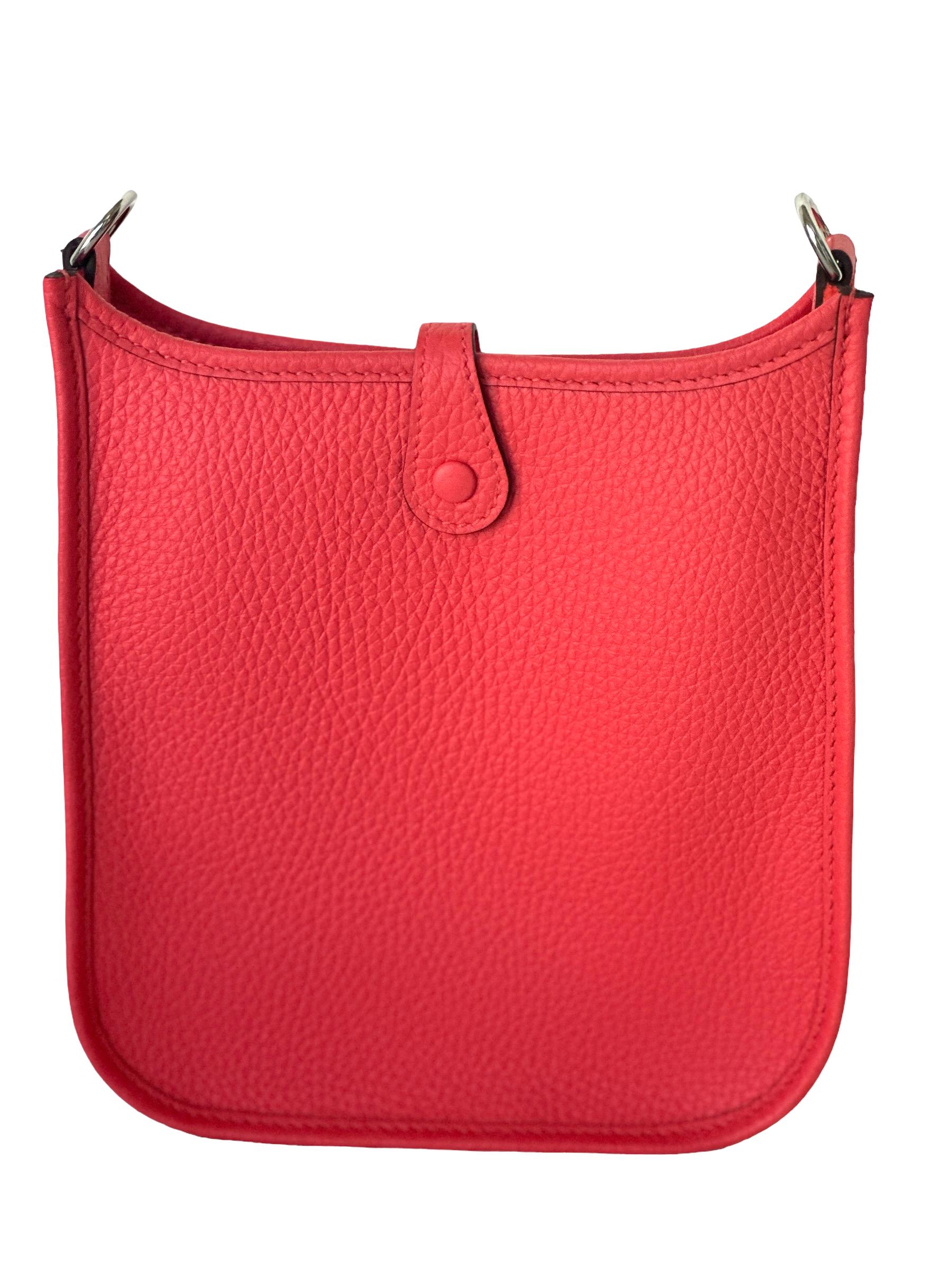 Hermès Evelyne 16 TPM Rose Texas Tasche AMAZONE Limited Edition Riemen für Damen oder Herren