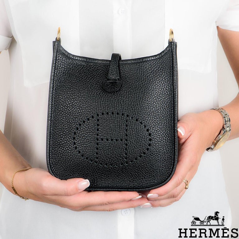 Hermès Mini Evelyne 16cm e Taurillon Clemence GHW