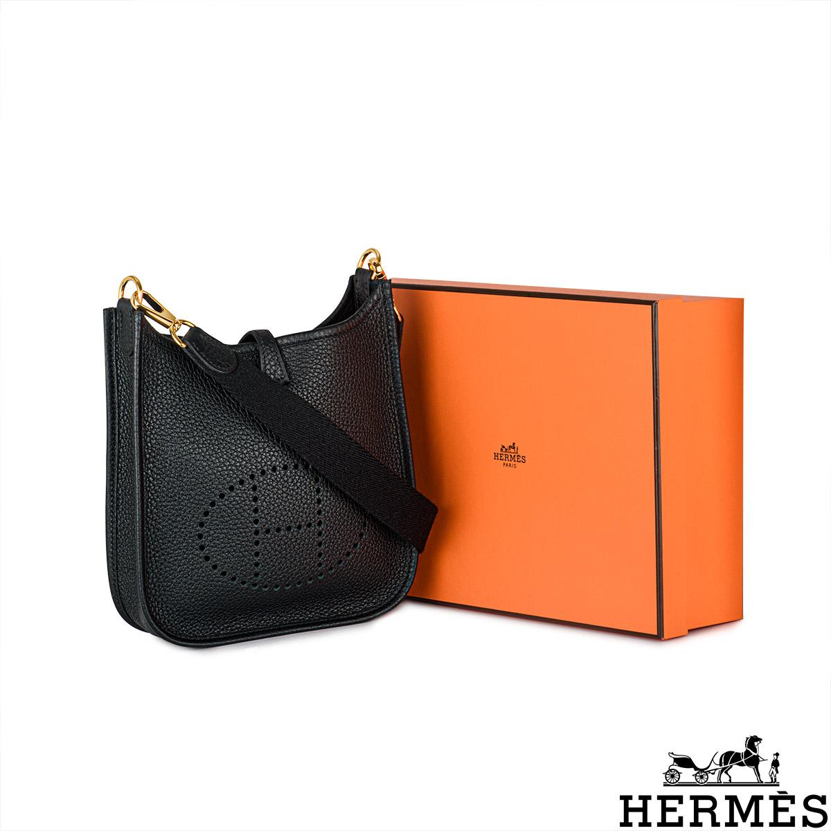 Hermès Mini Evelyne 16cm Amazone Taurillon Clemence GHW 1