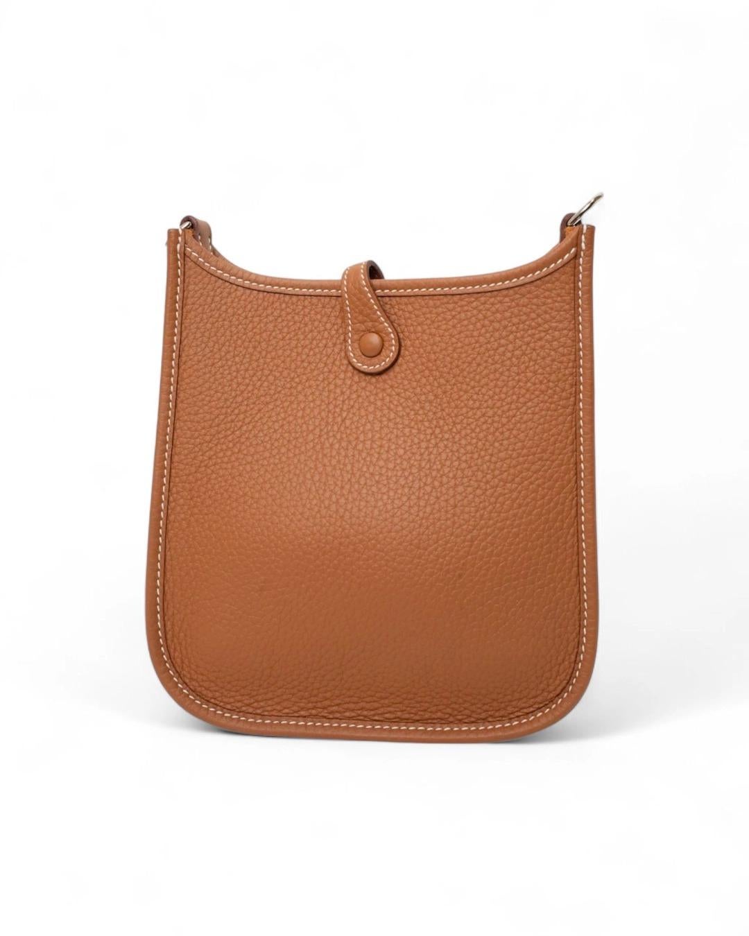 Hermès Evelyne 17 Togo Gold en venta 4