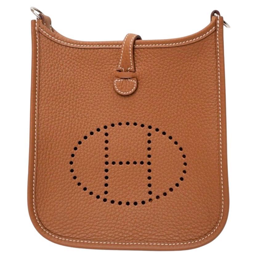 Hermès Evelyne 17 Togo Gold en venta