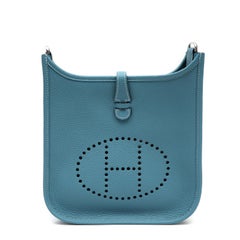 Hermès Evelyne 23 Amazone Bleu Jean Taurillon Clemence