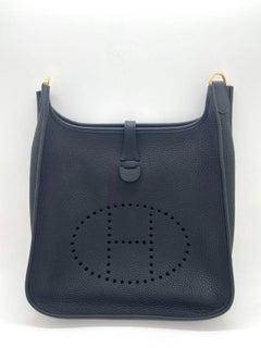 Hermes Evelyne 29 PM Tasche BlHermes Evelack Taurillon Clemence Leder GHW 2019