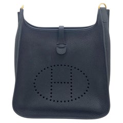 Hermes Evelyne 29 PM Tasche BlHermes Evelack Taurillon Clemence Leder GHW 2019