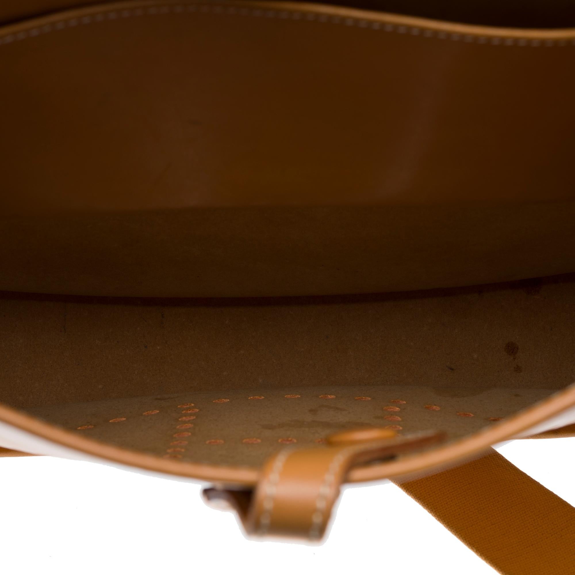 Hermès Evelyne 29  shoulder bag in Natural Cowhide Calf leather, PHW For Sale 4