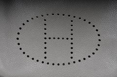 Hermes Evelyne 29 Taurillon Clemence leather Silver