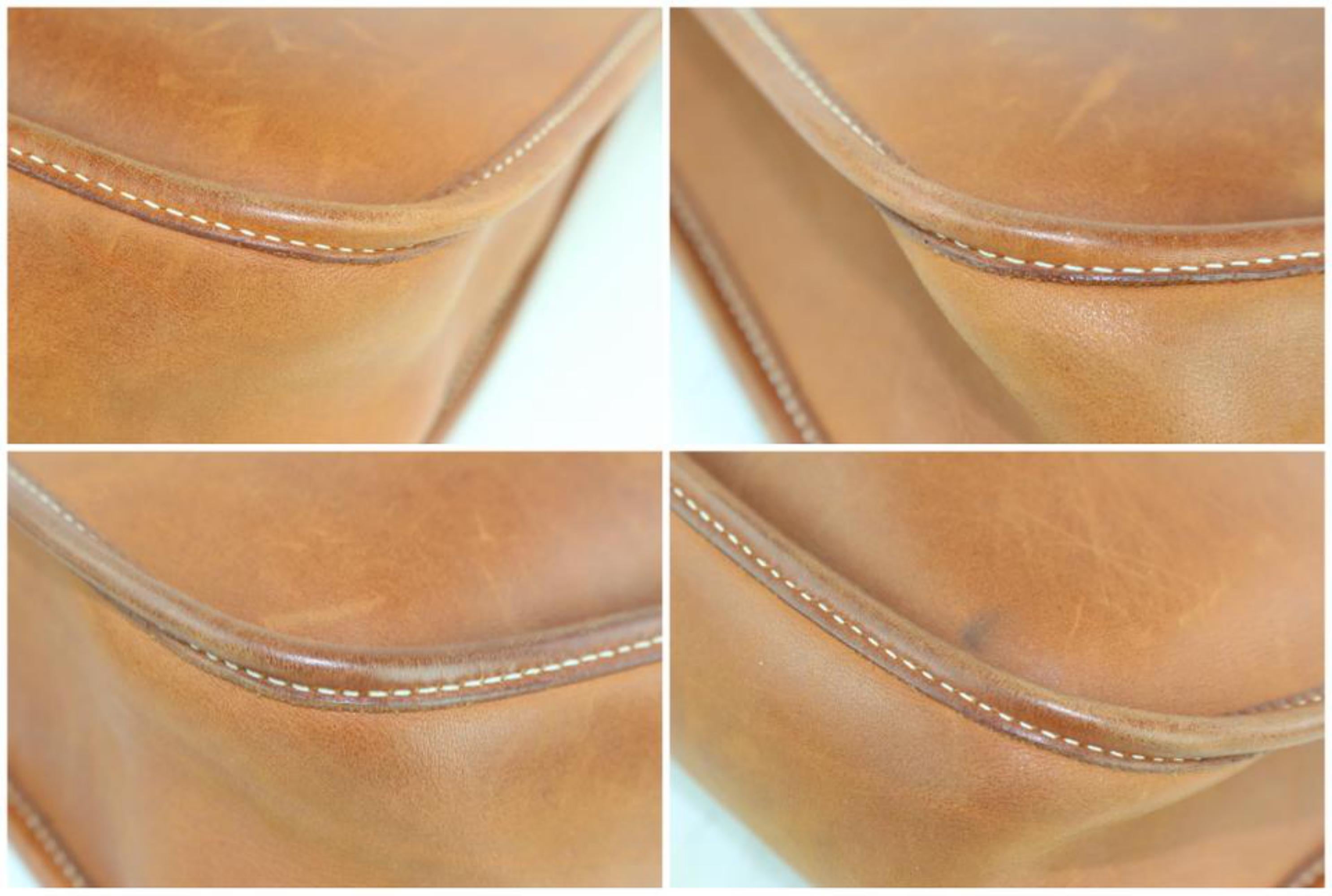 Hermès Evelyne 2hz1130 Brown Leather Messenger Bag For Sale 7