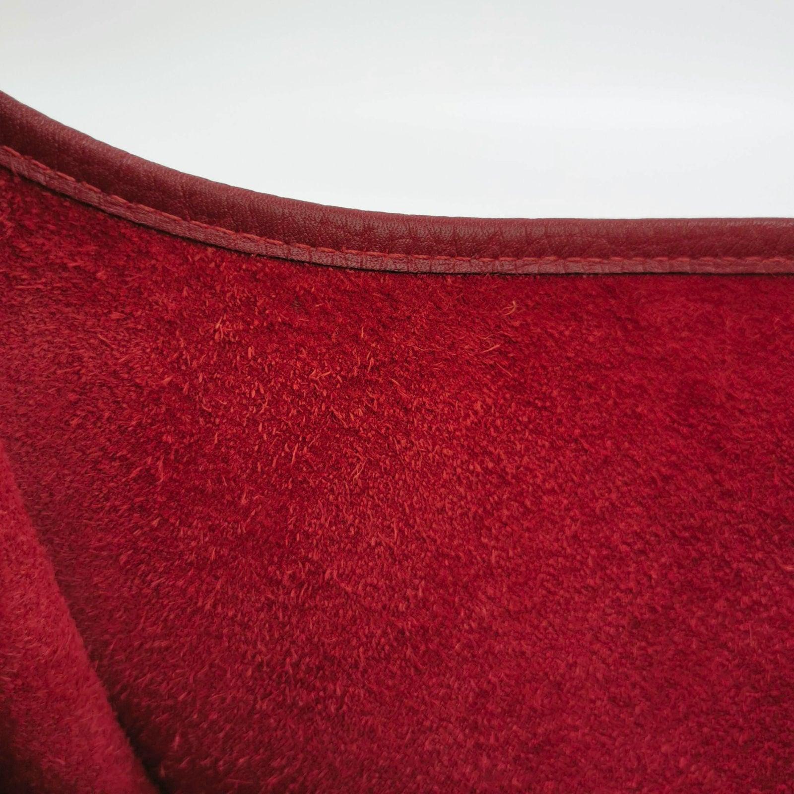 Hermes Evelyne 33 Large Crossbody Bag Burgundy with Strap 3