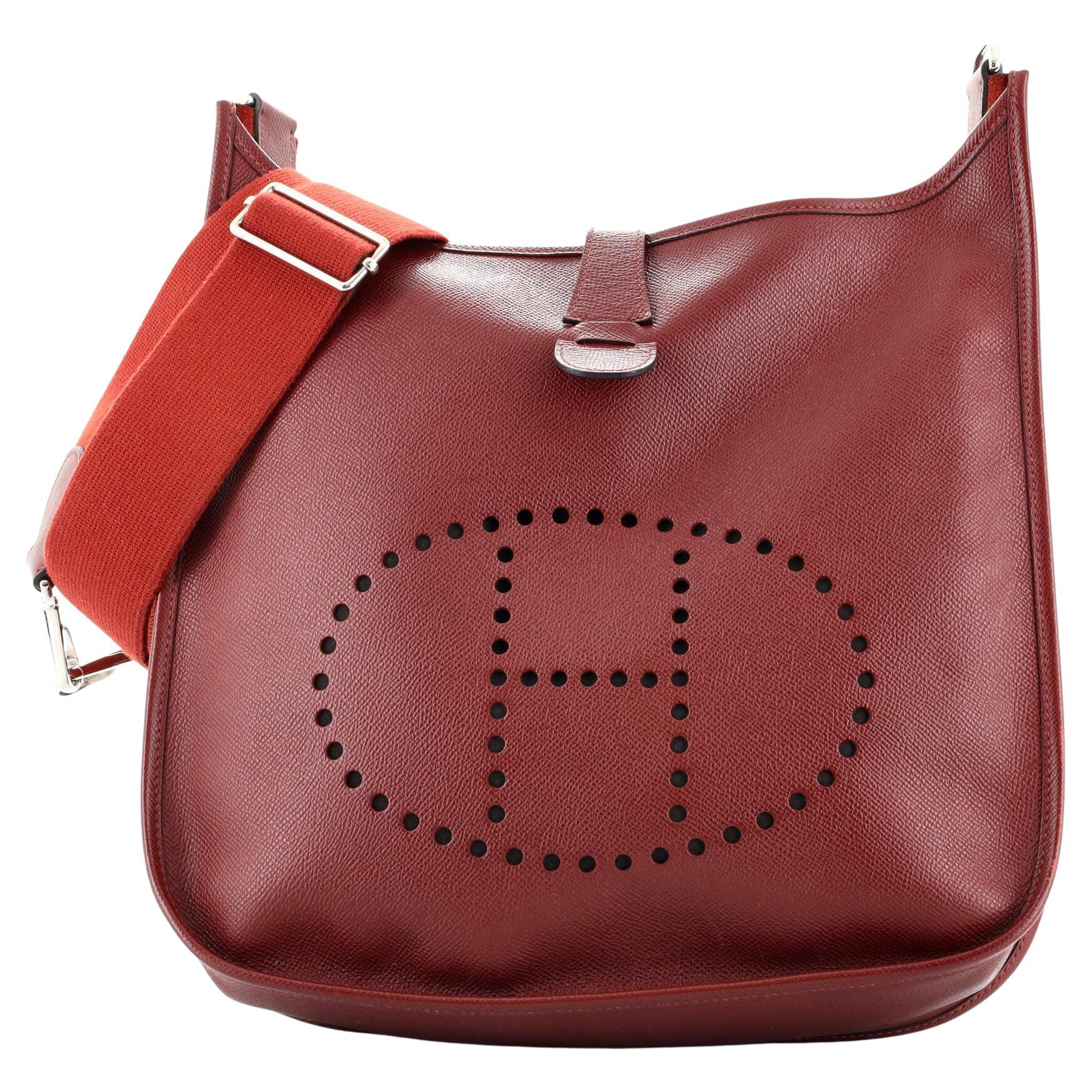 Hermès Epsom Evelyne III 29 w/Tags - Burgundy Crossbody Bags, Handbags -  HER558628