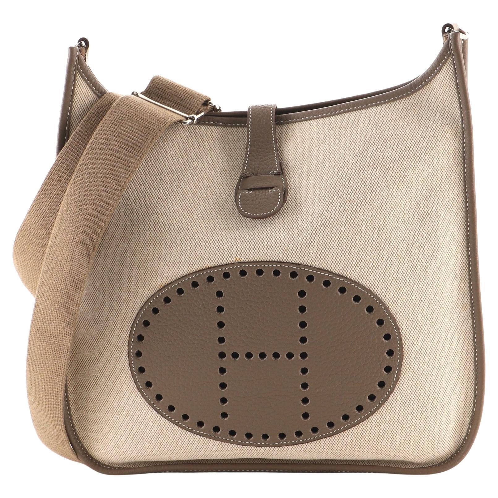 Hermes Evelyne Bag Gen III Toile and Leather GM at 1stDibs hermes evelyne stores, hermes
