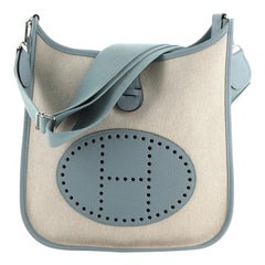 Hermes Evelyne Tasche Gen III Toile und Leder PM