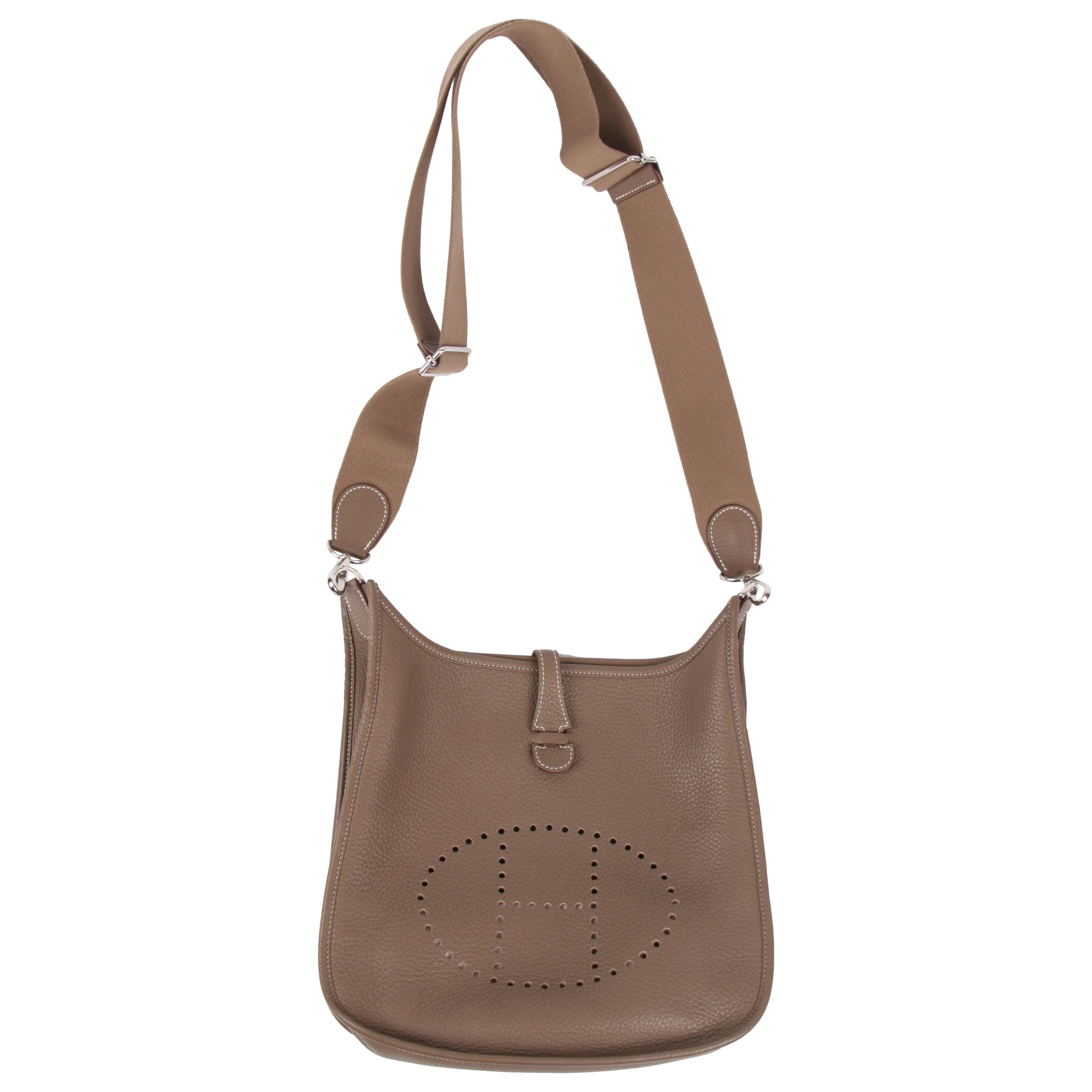 hermes evelyne bag taupe