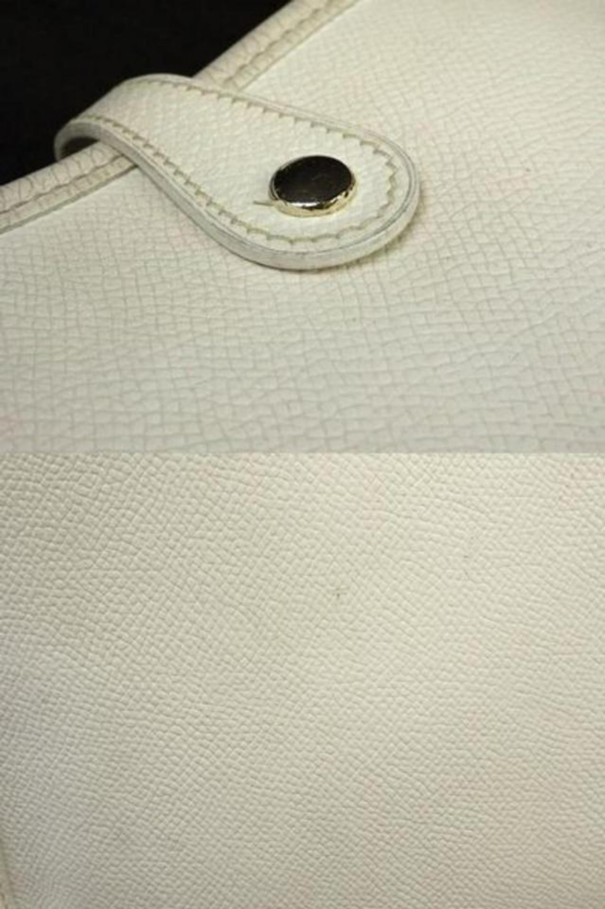 Hermès Evelyne Blanc Tpm Crossbody 221996 White Leather Messenger Bag For Sale 5