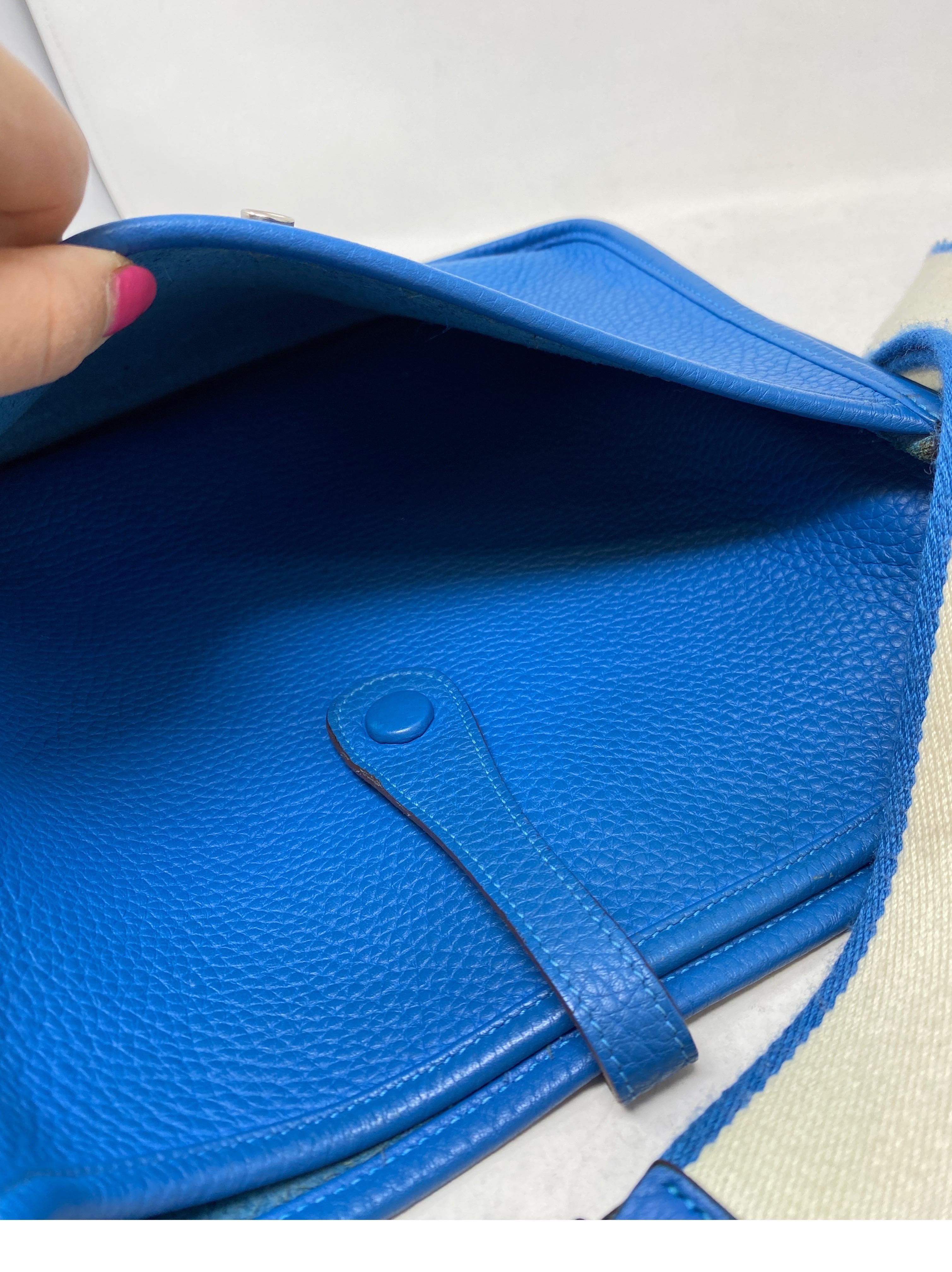 Hermes Evelyne Blue PM Bag 8