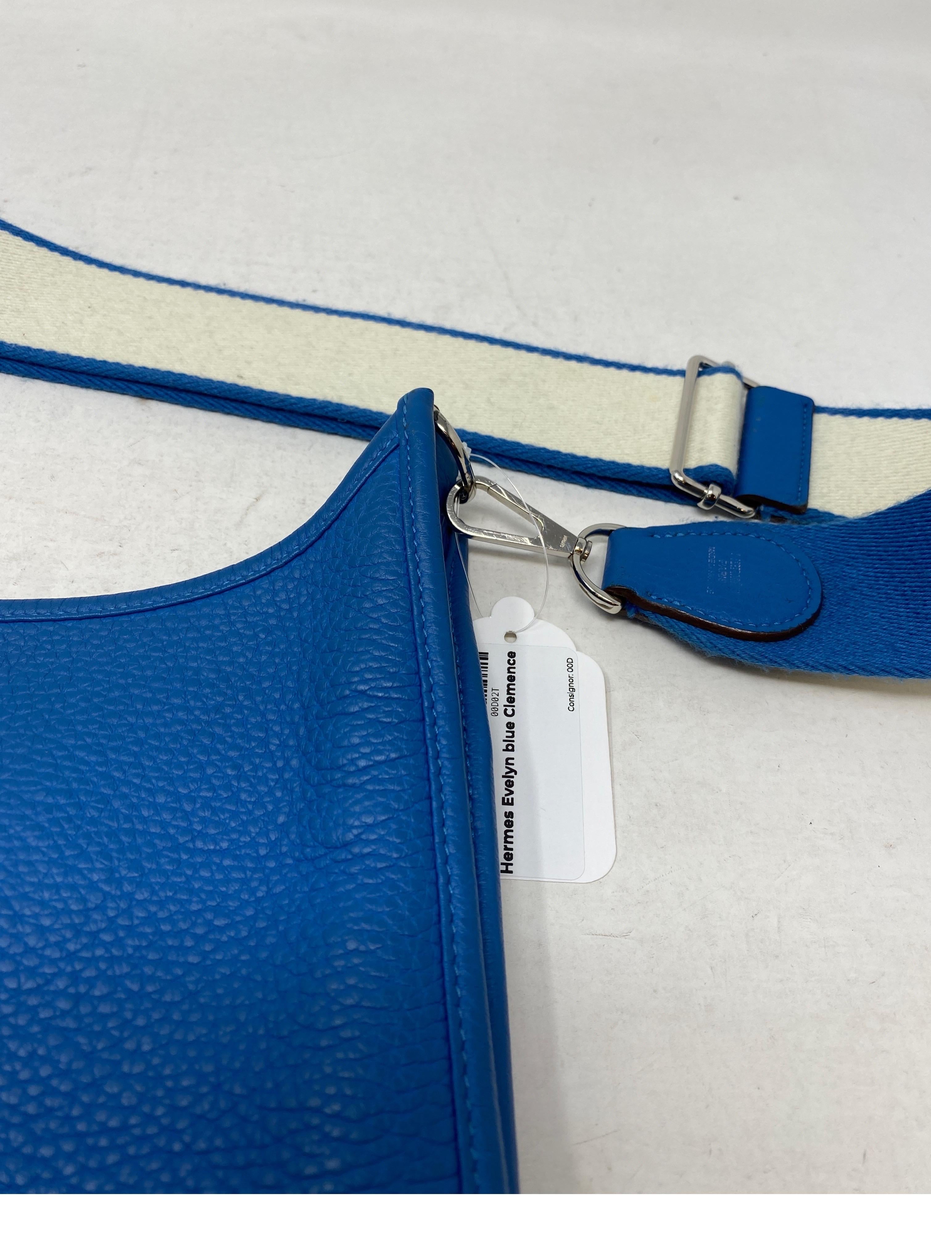 Hermes Evelyne Blue PM Bag 9