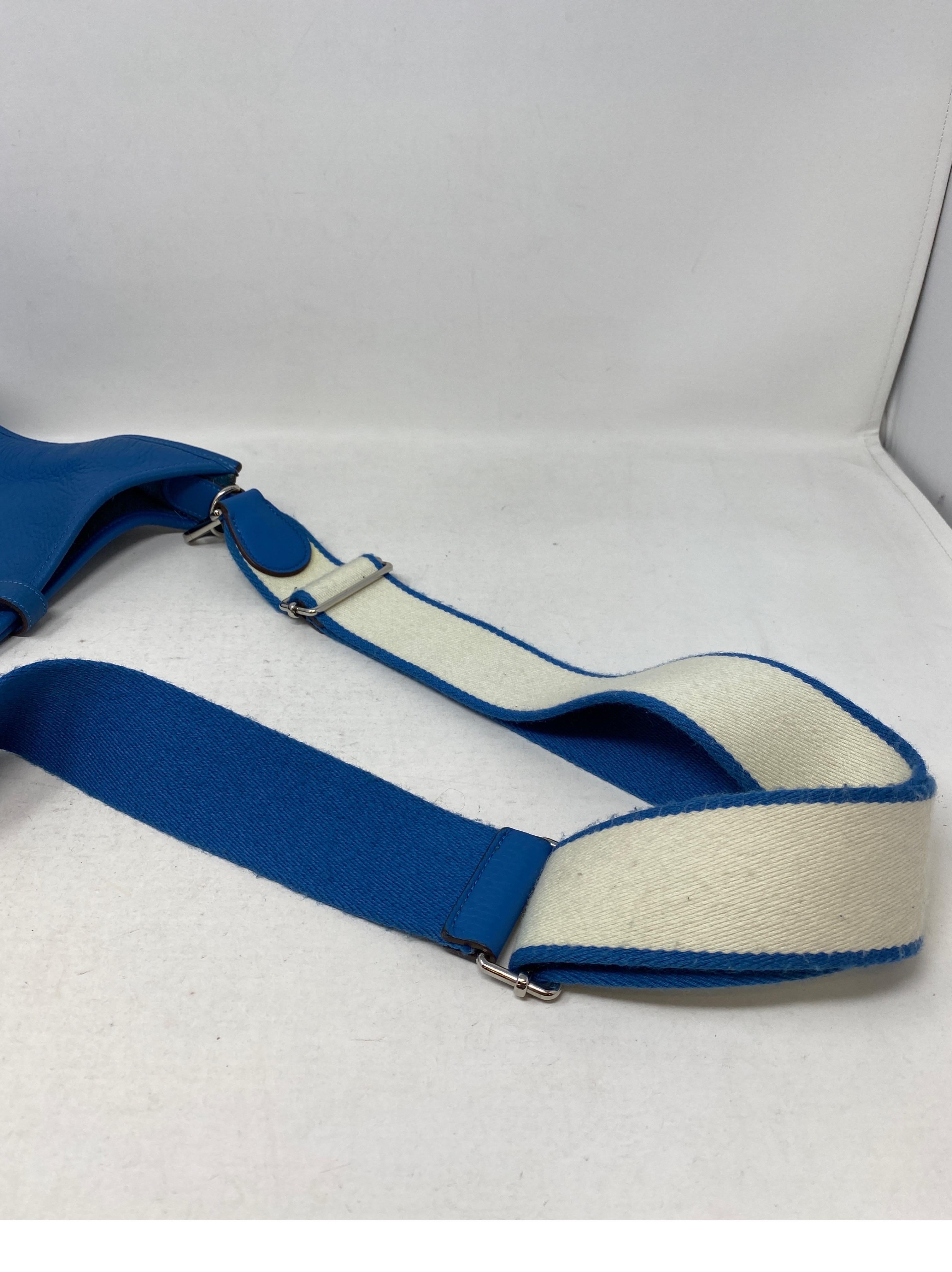 Hermes Evelyne Blue PM Bag 10