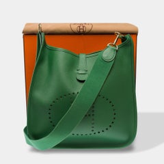 Hermès Evelyne Crossbody Bag Green