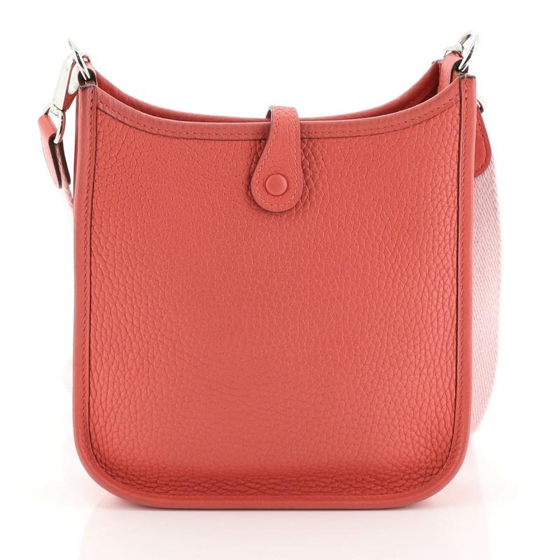 Hermes Evelyne Crossbody Gen III Clemence TPM  In Good Condition In NY, NY