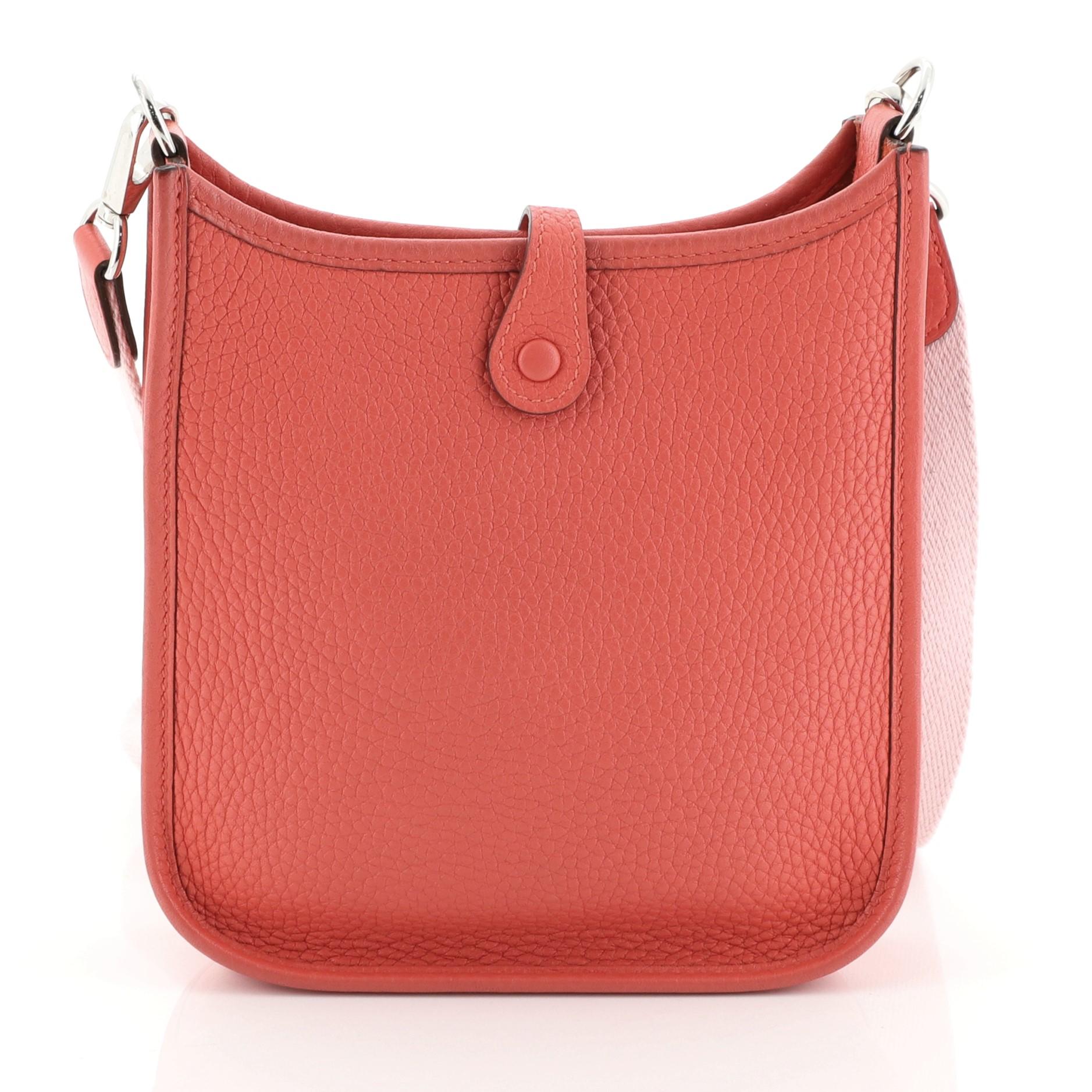 Hermes Evelyne Crossbody Gen III Clemence TPM In Good Condition In NY, NY