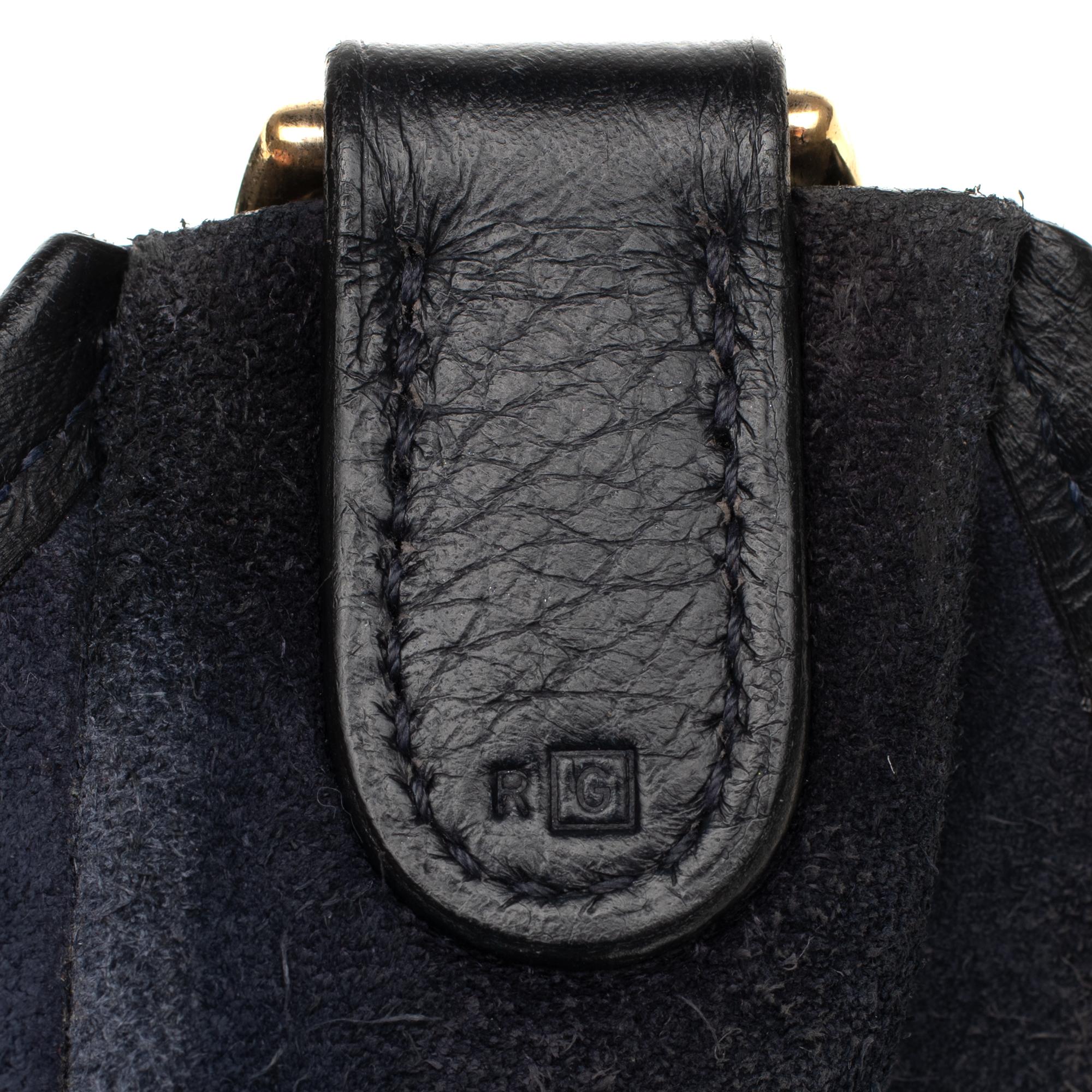 Black Hermes Evelyne GM Crossbody with strap in Taurillon blue navy Leather