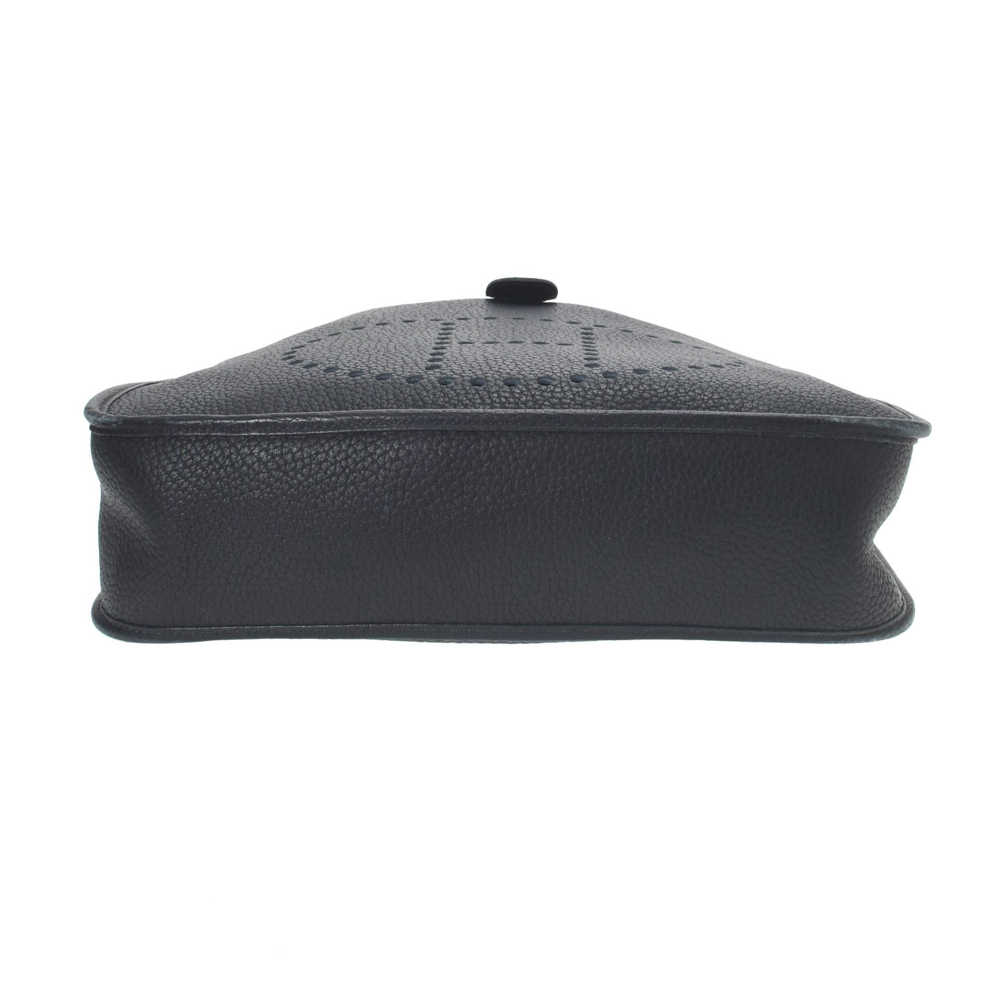 Black Hermes Evelyne GM I Handbag For Sale
